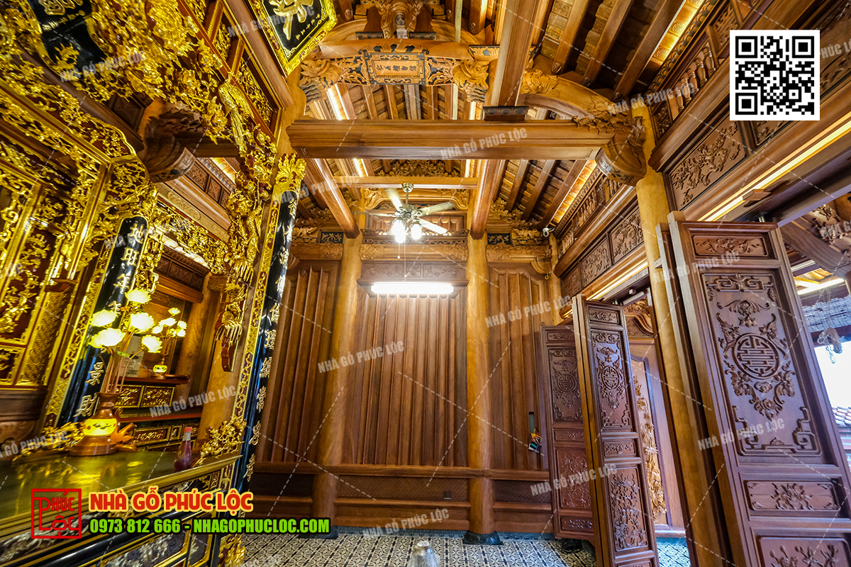 Nhà gỗ ở nông thôn không cần xin giấy phép
