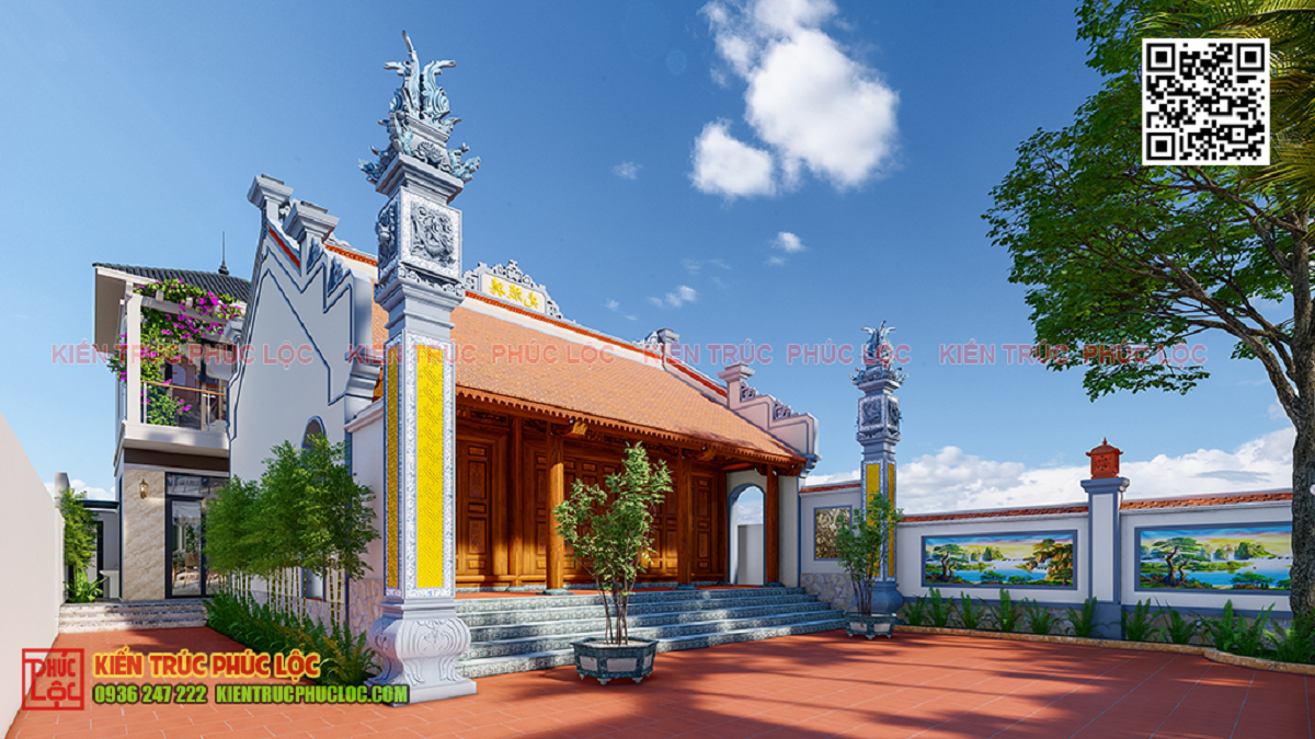 Mẫu thiết kế nhà thờ họ ở Bắc Bộ