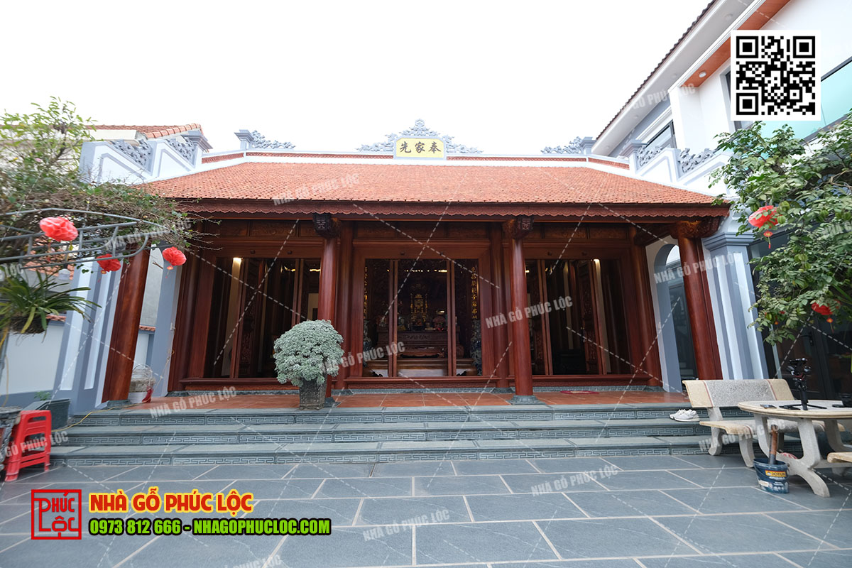 Nhà được làm từ gỗ lim Nam Phi đẹp, sang trọng